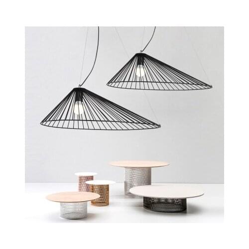 Nordic Straw Hat Led Pendant Lights for Living room Loft Industrial Hanging Lamp Lighting Fixtures Kitchen Home Decor Luminaire