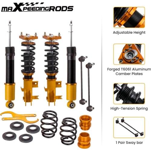 Coilover Coil Spring Shocks Struts for Honda Civic 2012 2014 2013 2015 Adjustable for Acura ILX (DE) 2013-2016 Shock Absorber