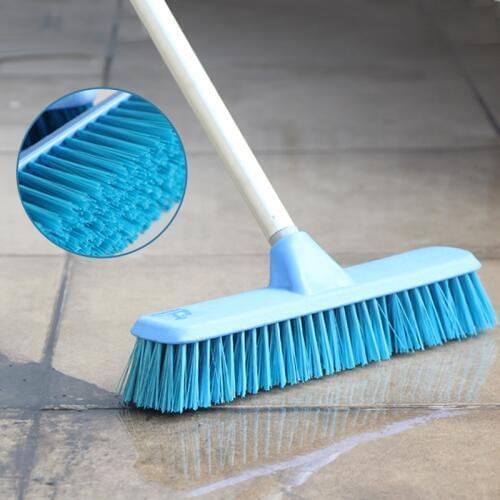 Floor Scrub Brush With Adjustable Long Handle Cleaning Brush Toilet Cleaning Tools Sweeping Broom For Bathroom Kitchen Walls