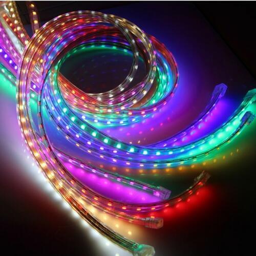 LED Strip light AC 220 v volt 5050 Flexible ledstrip 220V Waterproof ip67 Tape Ribbon Living Room Kitchen outdoor power plug