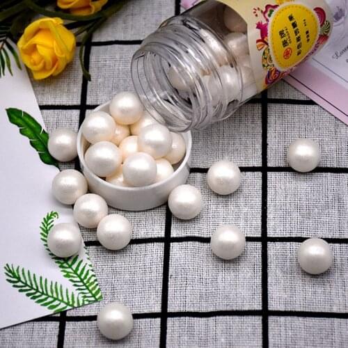 Cake Decoration White Pearl Can Pearldy Sugar Edible Beads Ice Cream Chocolate Craft Decorating Baking Decorative Supply