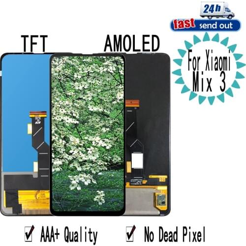 6.39" Mix3 AMOLED For Xiaomi Mix 3 LCD Display Touch Screen Digitizer Assembly Replacement For Xiaomi Mix3