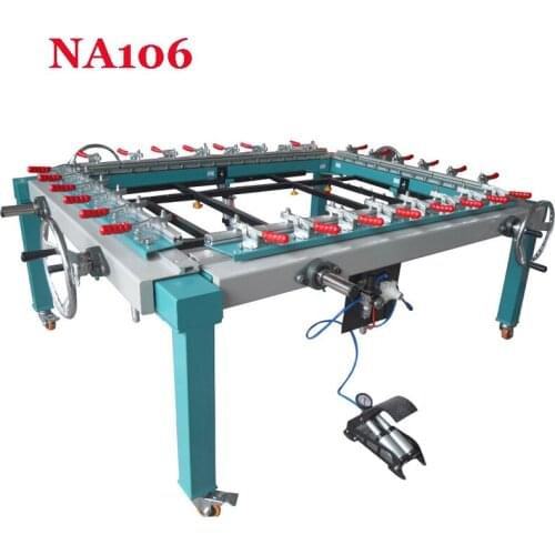 1PC Hand wheel single chuck machinery stretcher machine,NA106 net head tension device machine Net area 1500*1200mm