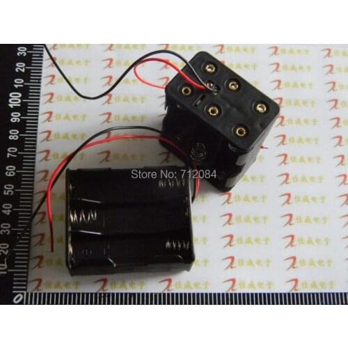 6 AA Battery Holder Box Case Storage DIY Test Study Tool Converter