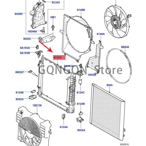 CAR water tank frame 2010 -2012lan dro ve rra nge rov er bracket-radiator diesel engine water tank radiator water tank fixing br