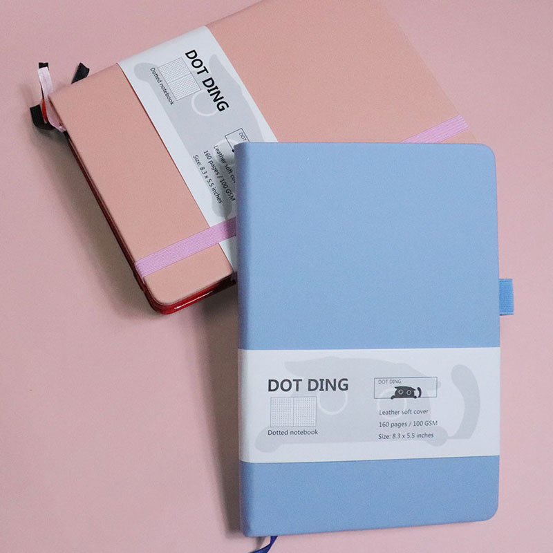 Dotted Bullet Notebook A5 100 GSM Journal Hardcover 160 Pages Ivory white paper Scrapbooking Planner Agenda