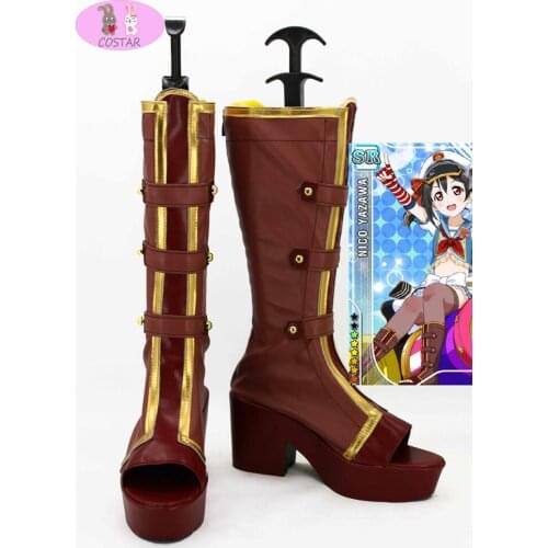 COSTAR LoveLive! Love Live Nozomi Tojo Navy Sailor Cosplay Boots Costume Shoes