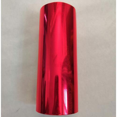 Holographic foil quicksand pattern red color C01 hot press on paper or plastic stamping foil transfer film 21cm x 120m