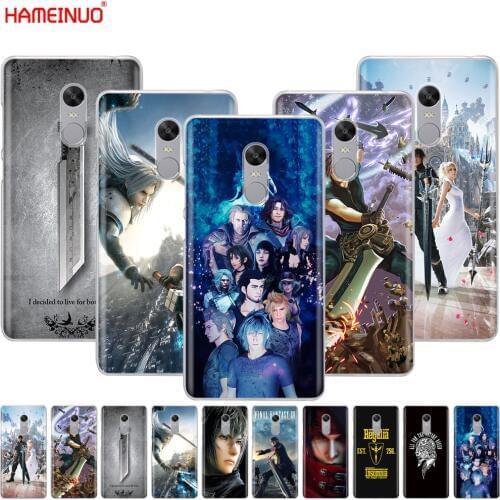 HAMEINUO Final fantasy xv ffxv Cover phone Case for Xiaomi redmi 5 4 1 1s 2 3 3s pro PLUS redmi note 4 4X 4A 5A