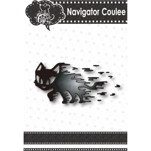 Lightning Cat Metal Cutting Mold Die in Scrapbook DIY Craft Embossing Creative Molding Stamps and Molds New Arrival