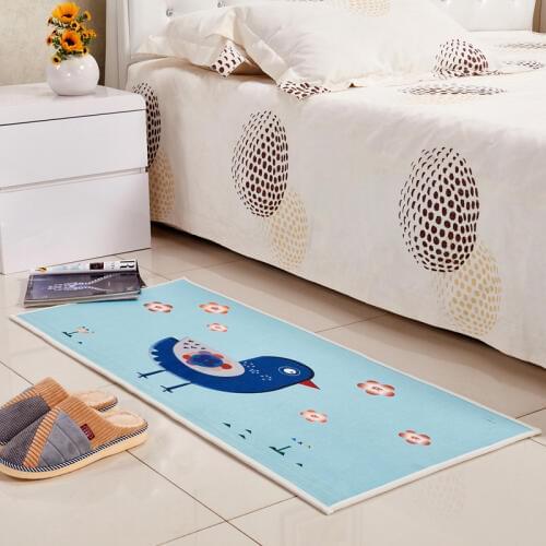 Abstract Pattern Non-slip Hallway Mats Flannel Bedroom Doormat Area Rug And Carpet For Living Room Kitchen Rug Entrance Foot Pad