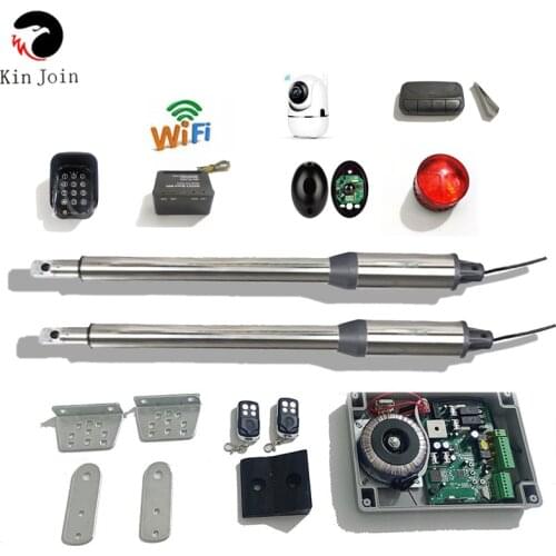 Newest Wifi Control 300kgs Engine Motor System Automatic Swing Gate Opener AC220V Electric Linear Actuator