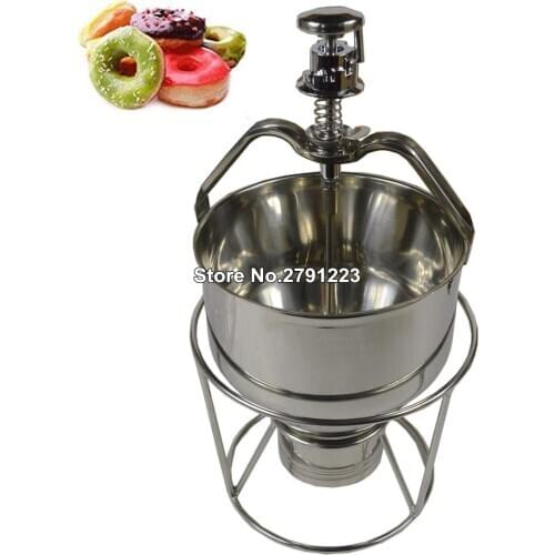 2020 New arrival Stainless Steel Manual Donut Depositor Batter Dispenser Hopper free shipping