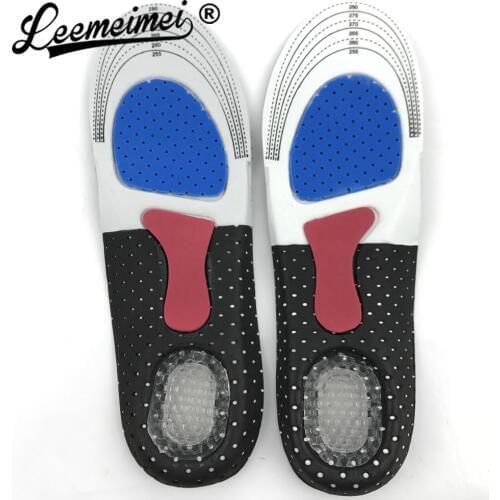 Unisex Orthotic Arch Support Sport Shoe Pad Sport Running Gel Insoles Insert Cushion for Men Women foot care