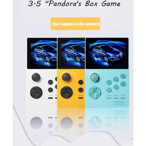 POWKIDDY A19 retro handheld game console Android supretro IPS screen built-in 3000+games 30 3D games WiFi downlo retroid pocket