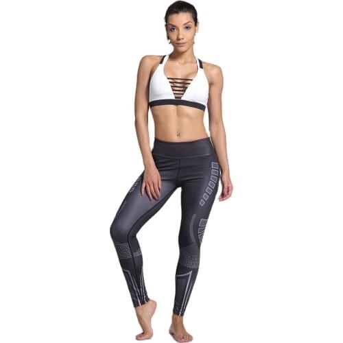 Plus Size Black Striped Sports Yoga Pants Elastic Slim Sexy S To 3xl Big Size Womens Workout Pants 3 Patterns