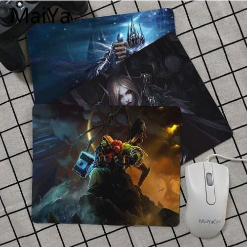 Maiya High Quality WOW World of Warcraft Rubber Mouse Durable Desktop Mousepad Top Selling Wholesale Gaming Pad mouse