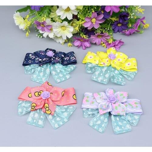 Silk ribbon big hair clips for girls hairpins headwear cute spinki do wlosow Barrettes kids hanfu hair accessory K01