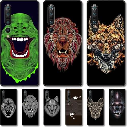 Special animals Phone Case For Xiaomi MI 11 10 9 5g Lite Ultra Pro Note S Black Shell Cover