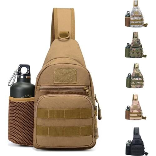 Tactical Army Shoulder Bag Men Military Sling Molle Bag Outdoor Multicam Packs Camouflage Camping Travel Hiking Hunting Backpack