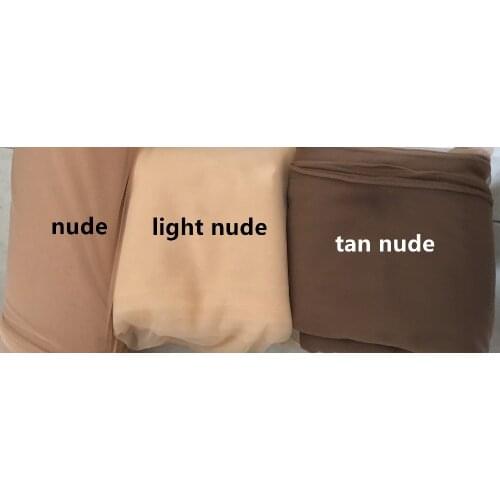 Dark nude light nude skin nude 160cm width 5meters/lot good quality super soft mesh tulle fabric for dress tutu petticoat veil