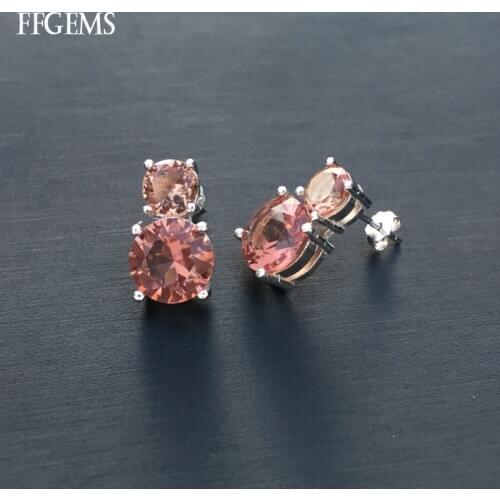 FFGems100% 925 Silver Earrings Sterling Zultanite Stone Color Change Fine Jewelry For Women Wedding Party Gift Wholesale