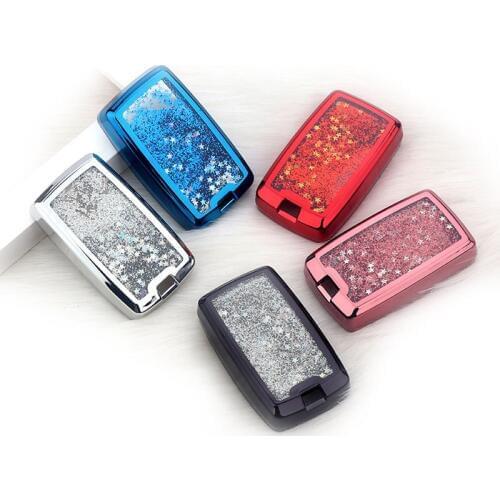 Quicksand TPU Car Remote Control Key Case Cover Shell For Land Rover Range Rover Sport Evoque Discovery 5 Sport Velar 2018 2019