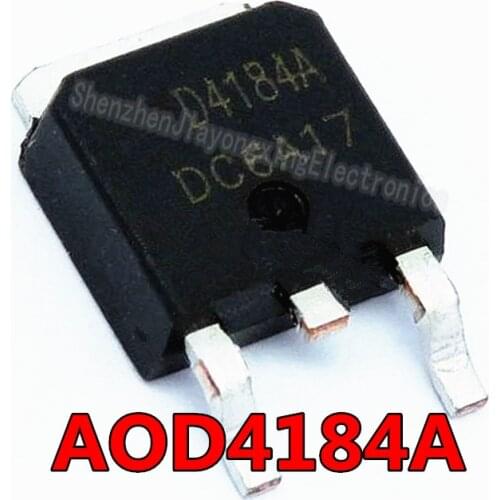 10PCS AOD4184A TO-252 D4184A TO252 AOD4184 D4184 40V/50A