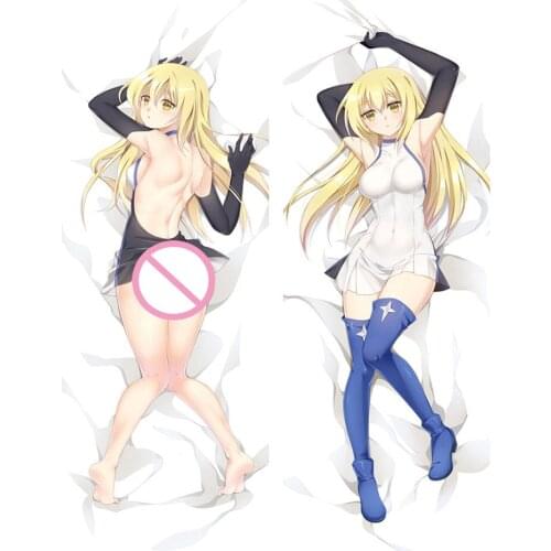 2017-August update Japanese Anime Sword Oratoria Aiz Wallenstein otaku Dakimakura body pillow cover case hugging Body pillowcase