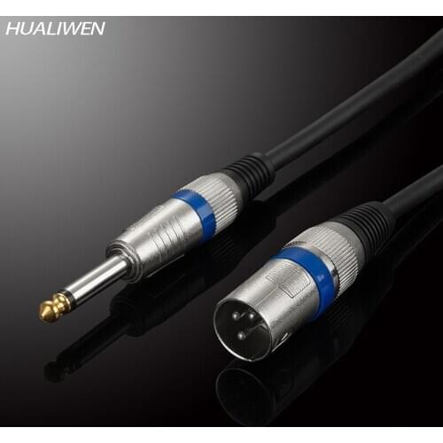 6.35mm Jack to XLR Cable Male to Male Professional Audio Cable for Microphones Speakers Sound Consoles Amplifier