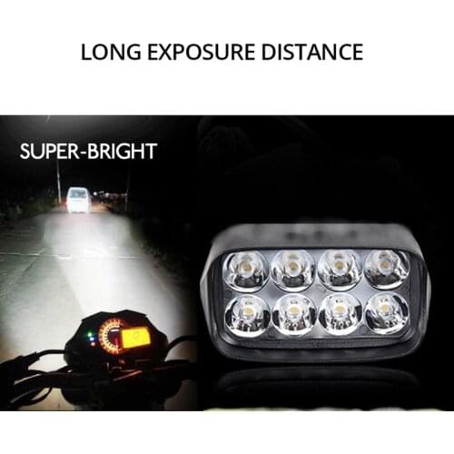 Car Light Assembly Motorcycle LED Headlight Spotlight AC 9-85V Led Motorcycle Scooter Head Lamp DRL Driving Fog Offroad LED