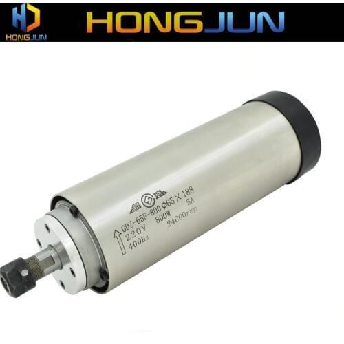 800W 24000RPM air cooled cnc router spindle motor for metal milling