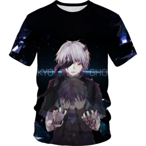 Anime beautiful girl 3d printing men and women t-shirt soft material shirt casual loose t-shirt sports mens streetwear