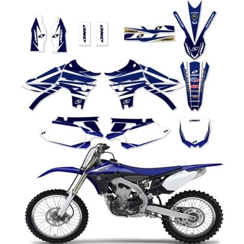 Motorcycle TEAM GRAPHICS & BACKGROUNDS DECALS STICKERS Kits for Yamaha YZ450F YZF450 YZF 450 YZ 450F 2010 2011 2012 2013