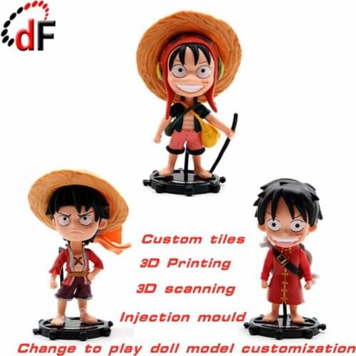 Custom made resin sports bobblehead figure basketball player 3D printing Vacuum casting low volume production injection molds