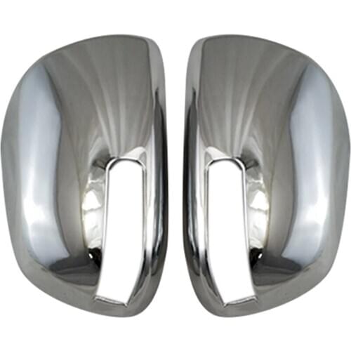 Car Rearview Mirror Cover Door Side Mirror Cover for Vanguard 2008-2012 Voxy Noah 70 Alphard20 Vellfire Abs