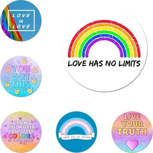 Lesbian LGBT Rainbow Icons Pins Badge Decoration Brooches Metal Badges For Clothes Backpack Decoration
