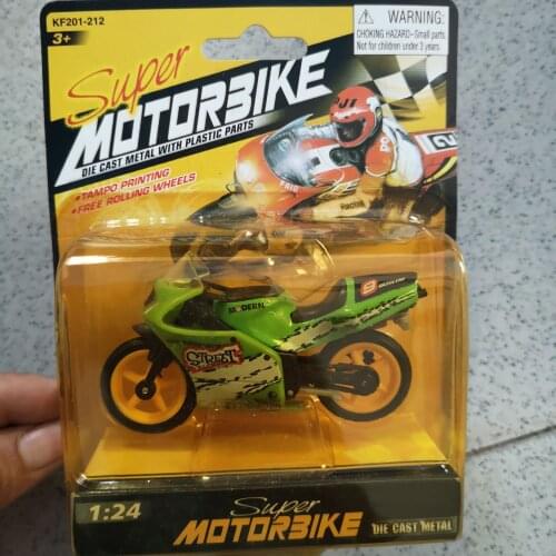 Metal 1:24 Mini Motorcycle Childrens Toy Car Gift Collect Toy Figures 9cm Model