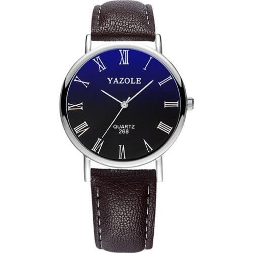 Men's Watch With Leather Strap Sovoadur China