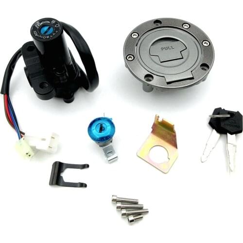 Fuel Gas Cap Ignition Switch Seat Lock With Key Kit For Yamaha YZF R1 R6 2001 2002 2003 2004 2005 2006 2007 2008 2009 2010 2011