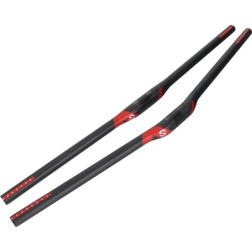 TOSEEK Full Carbon Fiber Bicycle Handlebar moutain bike handlebar mtb 3/9 Degrees flat /rise handlebar bike parts