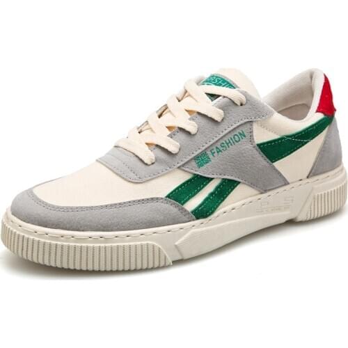 Spring Canvas Shoes New Mens Casual Shoes Board Breathable Sneakers Male Youth Walking Shoes Lace Up Comfort Vulcanized Shoes