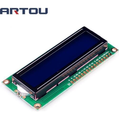 LCD1602+I2C LCD 1602 module Blue screen IIC/I2C LCD1602 Adapter plate for arduino 5V