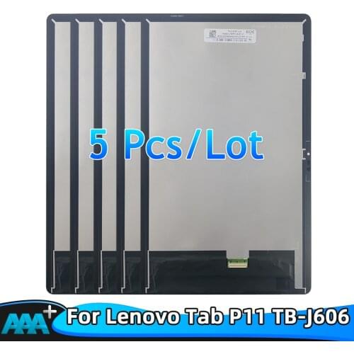5Pcs AAA+++ LCD 11" For Lenovo Tab P11 / P11 Plus TB-J606 TB-J606F TB-J606L/N LCD Display with Touch Screen Digitizer Assembly