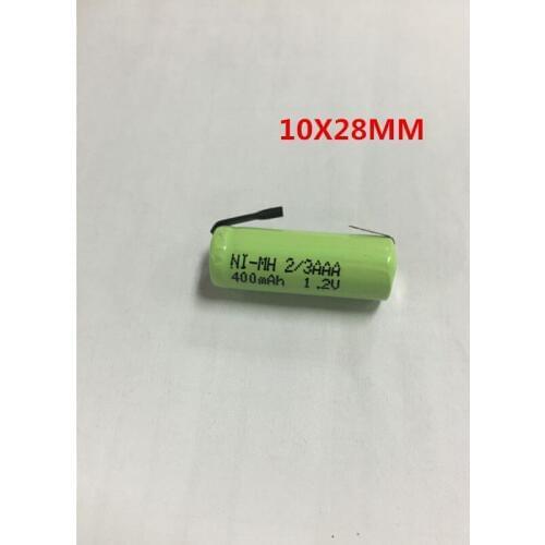 1.2V 2/3AAA 400MAH Ni MH rechargeable battery with welding sheet FLYCO electric shaver Rechargeable Li-ion Cell