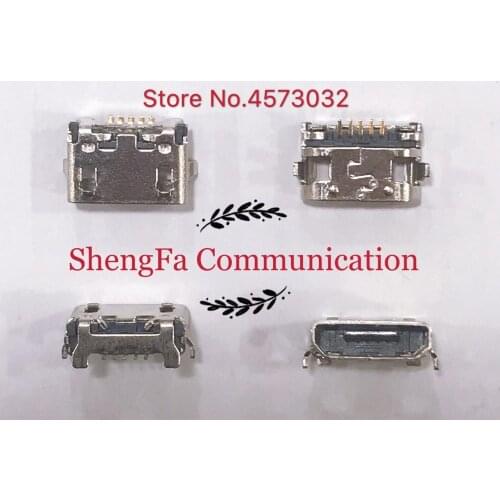 10-50pcs/Original for Lenovo S930 A10-70 A370E A3000 A3000H A5000 A7600 A7600H S910 Micro USB Connector Female 5pin Charging