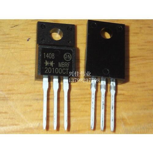 10PCS New MBRF20100 MBRF20100CT TO-220F ON Schottky 20A100V