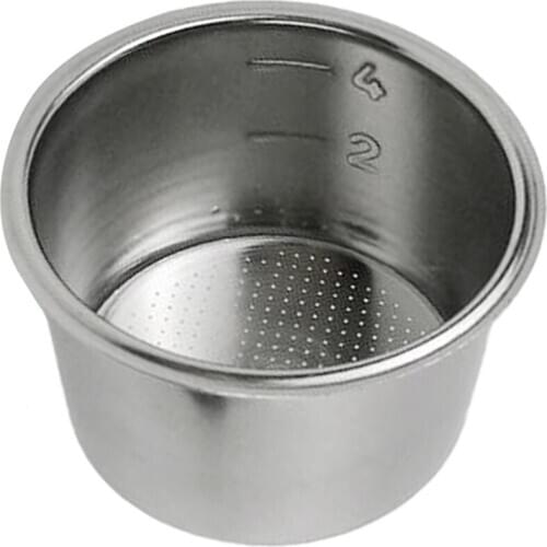 4 Cups Stainless Steel Coffee Maker Filter Espresso Cup Replacement Parts New