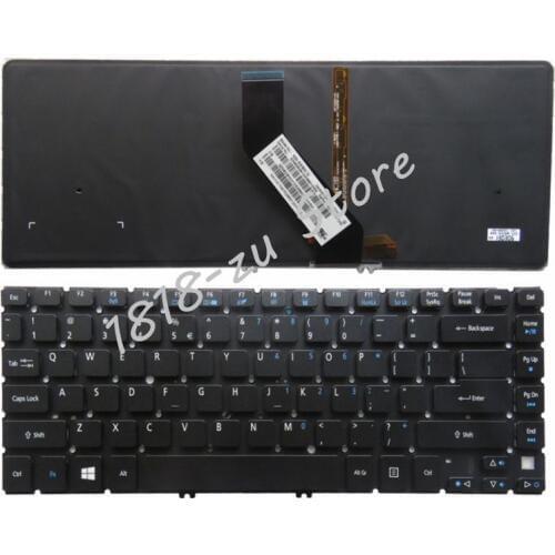 YALUZU English keyboard FOR Acer Aspire V5-431G V5-431P V5-431PG V5-471G V5-471P V5-471 V5-431 MS2360 with Backlit without Frame