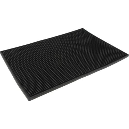 Bar Service Mat Rubber Runner Beer PVC Spill Mat Glass Placemat 18x12"